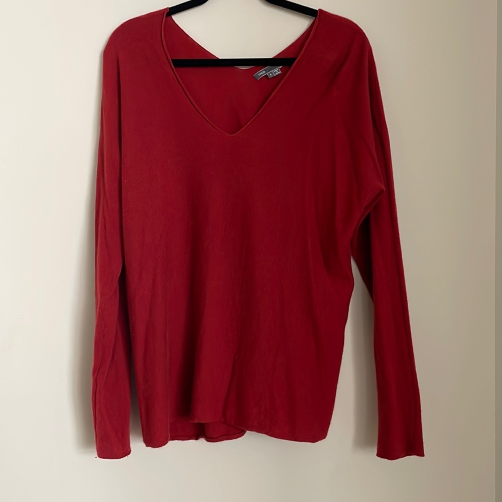Vince L Wool & Cashmere Women’s V Neck Sweater
